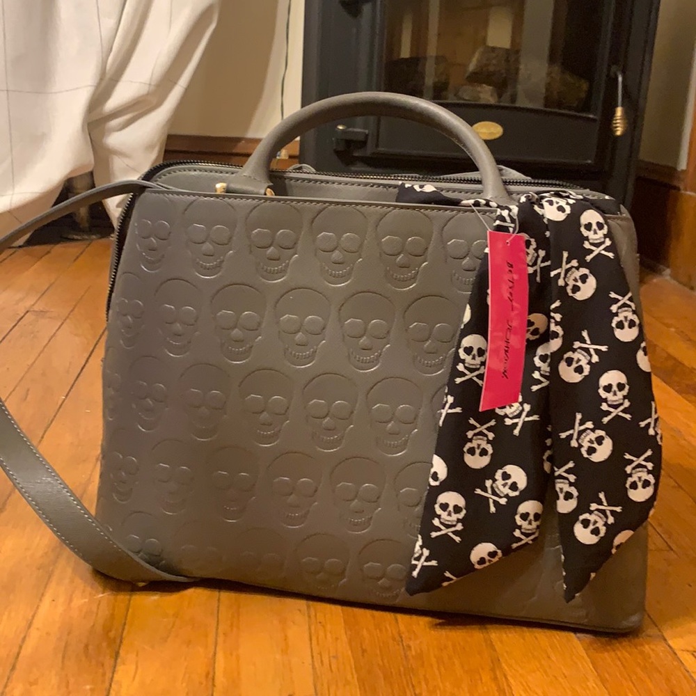 Betsy Johnson Viral Skull Purse